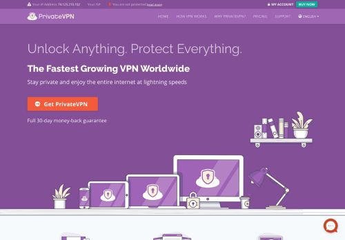 
                            1. PrivateVPN: The world's most-trusted VPN provider