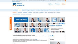 
                            6. PrivatKonto eröffnen | Volksbank Mittweida eG