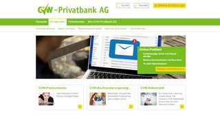 
                            3. Privatkunden - CVW-Privatbank AG