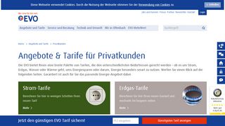 
                            1. Privatkunden - Energieversorgung Offenbach AG (EVO), Offenbach