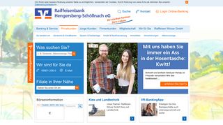 
                            1. Privatkunden - Raiffeisenbank Hengersberg-Schöllnach eG