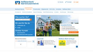 
                            1. Privatkunden - Raiffeisenbank Schussenried