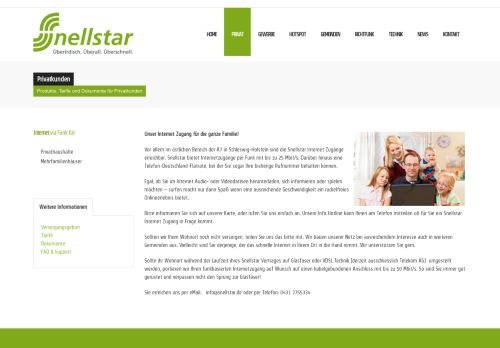 
                            2. Privatkunden | Snellstar GmbH