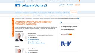 
                            2. Privatkundenbetreuer Volksbank Twistringen - Volksbank Vechta eG
