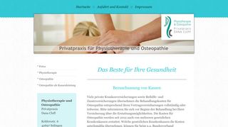 
                            9. Privatpraxis für Physiotherapie und Osteopathie - * Osteopathie als ...