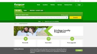 
                            8. Privilege Loyalty Programme | Europcar UK
