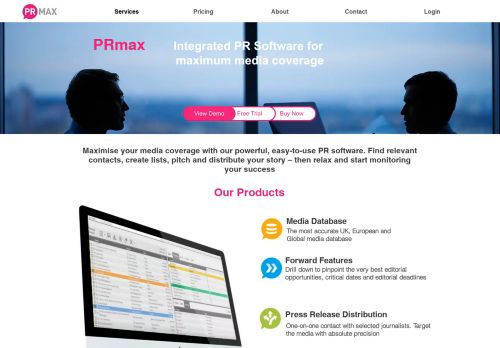 
                            1. PRmax: Public Relations | Greater London