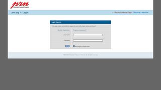 
                            4. prn.org > Login - Physicians' Research Network
