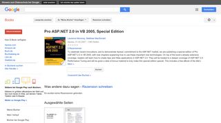 
                            12. Pro ASP.NET 2.0 in VB 2005, Special Edition