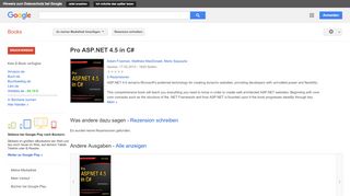 
                            12. Pro ASP.NET 4.5 in C# - Google Books-Ergebnisseite