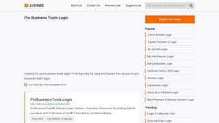 
                            13. Pro Business Tools Login