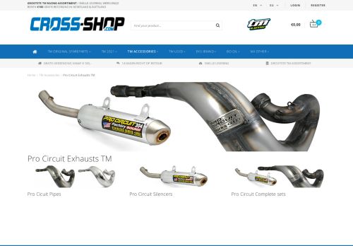 
                            5. Pro Circuit Exhausts TM - CROSS-SHOP.com | TM Racing Specialised ...