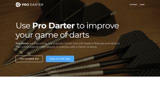 
                            2. Pro Darter | Online Dart Scorer / Practice App | Webcam Darts