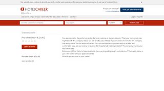 
                            13. Pro-Idee GmbH & Co.KG - Services job offers Cologne ... - Hotel Career