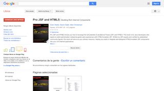 
                            6. Pro JSF and HTML5: Building Rich Internet Components