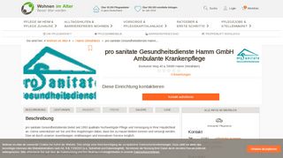 
                            11. pro sanitate Gesundheitsdienste Hamm GmbH Ambulante ...