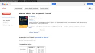 
                            8. Pro SQL Server 2005 Integration Services