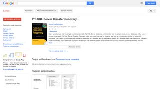 
                            12. Pro SQL Server Disaster Recovery