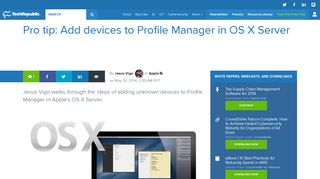 
                            4. Pro tip: Add devices to Profile Manager in OS X Server - TechRepublic