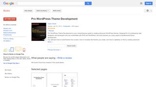 
                            13. Pro WordPress Theme Development