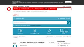 
                            3. Pro7-Surfstick funktioniert nicht mehr oder deakti... - Vodafone ...