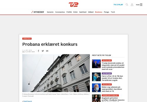 
                            1. Probana erklæret konkurs - TV 2