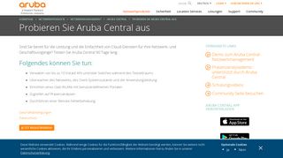 
                            4. Probieren Sie Aruba Central aus - Aruba Networks