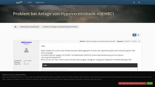 
                            7. Problem bei Anlage von HypoVereinsbank mit HBCI · homebanking ...