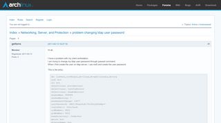 
                            6. problem changing ldap user password / Networking, Server, and ...