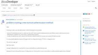 
                            10. problem creating a new tomcat authentication me... |JBoss Developer