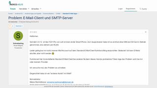 
                            13. Problem E-Mail-Client und SMTP-Server - Standard E-Mail Apps ...
