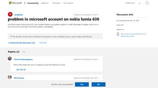 
                            5. problem in microsoft account on nokia lumia 630 - Microsoft Community