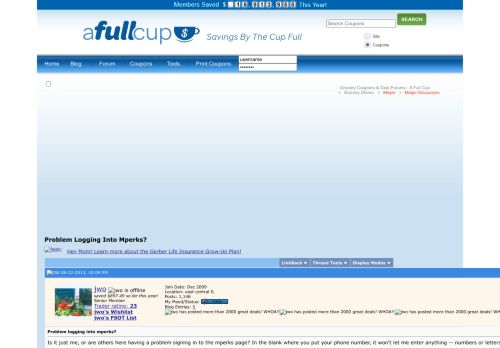 
                            12. Problem Logging Into Mperks? - Meijer Discussion - Coupons ...