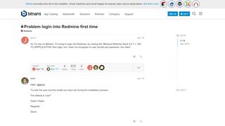 
                            5. Problem login into Redmine first time - Redmine - Bitnami Community