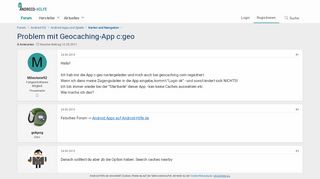 
                            13. Problem mit Geocaching-App c:geo - Karten und Navigation – Android ...