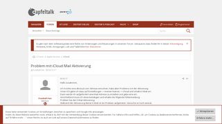 
                            12. Problem mit iCloud Mail Aktivierung | Apfeltalk