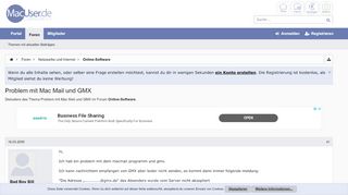 
                            12. Problem mit Mac Mail und GMX | MacUser.de Community