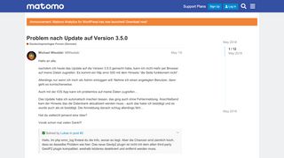 
                            2. Problem nach Update auf Version 3.5.0 - Deutschsprachiges forum ...