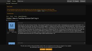 
                            7. Problem - New to TwinStar-Kronos-Can't log in | TwinStar