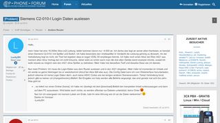 
                            5. [Problem] - Siemens C2-010-I Login Daten auslesen | IP Phone Forum