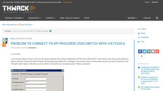 
                            10. Problem to connect to HP Procurve 2530 switch w... | THWACK