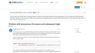 
                            7. Problem with anonymous UI screens and subsequent login - Support ...