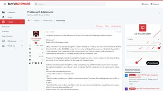
                            7. Problem with Belkin router - Networking - Tom's Hardware