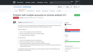 
                            4. Problem with multiple accounts on chrome android · Issue #45 ...