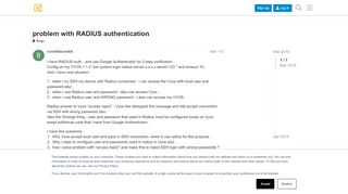 
                            9. problem with RADIUS authentication - Bugs - VyOS Platform Community