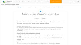 
                            10. Problema con login alfresco share sobre windows | Alfresco Community