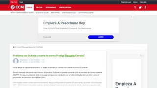 
                            13. Problema con Outlook y cuenta de correo Prodigy [Resuelto] - CCM