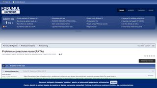 
                            13. Problema conexiune router(AKTA) - Forumul Softpedia