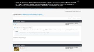 
                            13. Problema installazione vBulletin 5 - AlterVista