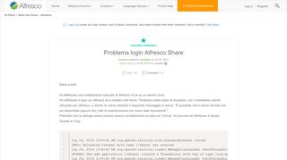 
                            9. Problema login Alfresco Share | Alfresco Community